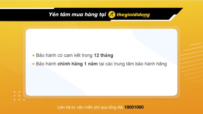 Chính sách bảo hành tại Thế Giới Di Động Chính sách bảo hành đồng hồ tại Thế Giới Di Động