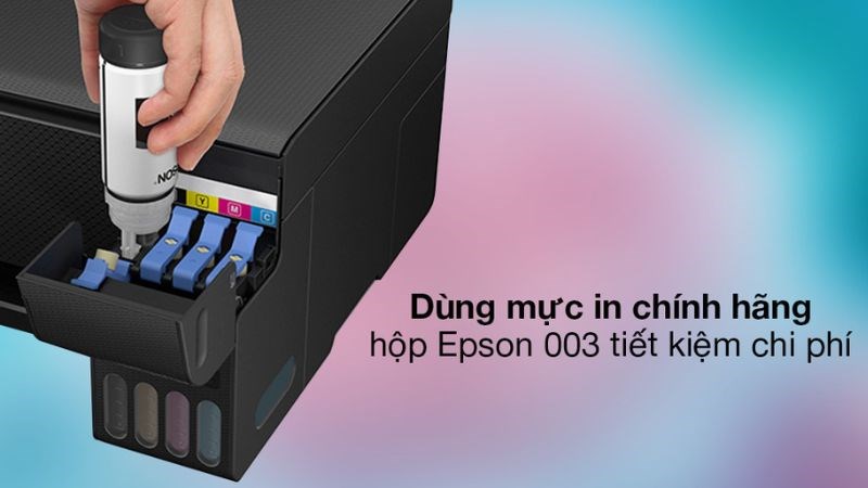 Máy In Phun Màu Đa Năng Epson EcoTank L3210 (C11CJ68501) mang lại chất lượng in ấn tốt