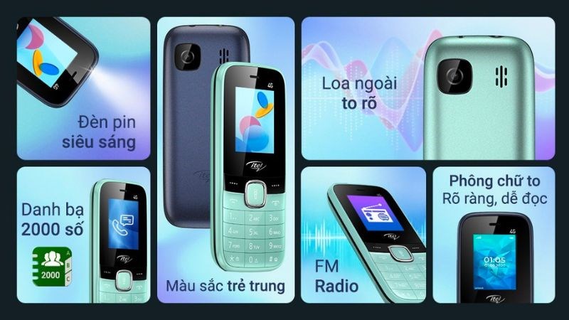 Điện thoại có khả năng lưu trữ 2000 số