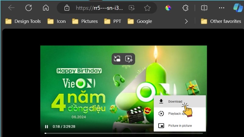 Tải video về máy tính