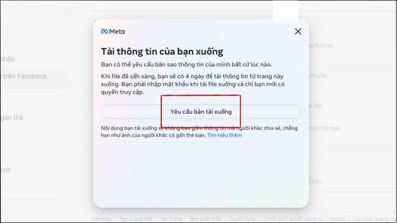 Chọn Yêu cầu bản tải xuống Chọn Yêu cầu bản tải xuống
