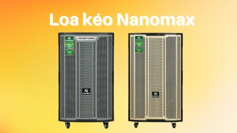 Loa Nanomax với thiết kế nổi bật