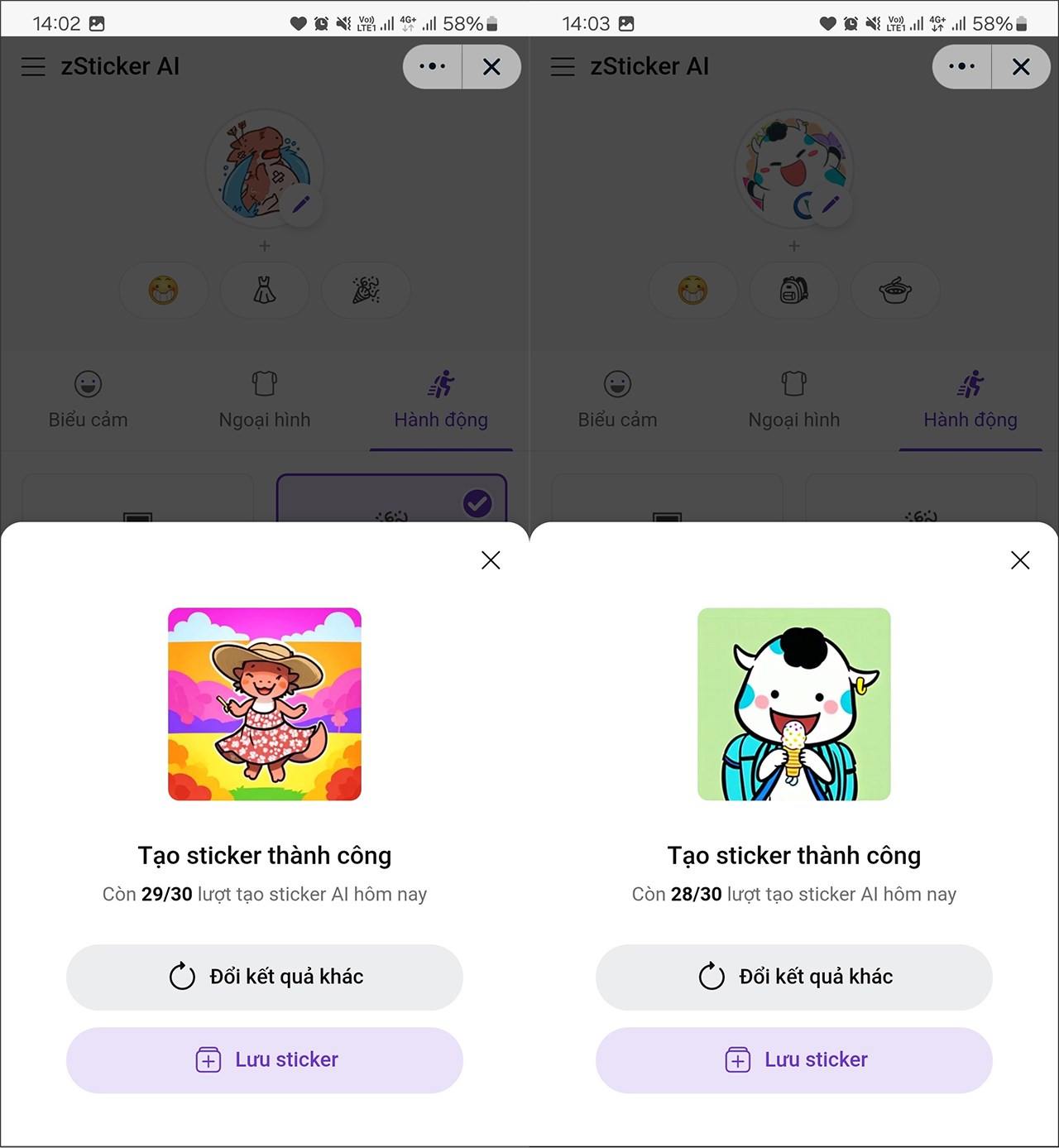 Cách tạo sticker trên Zalo