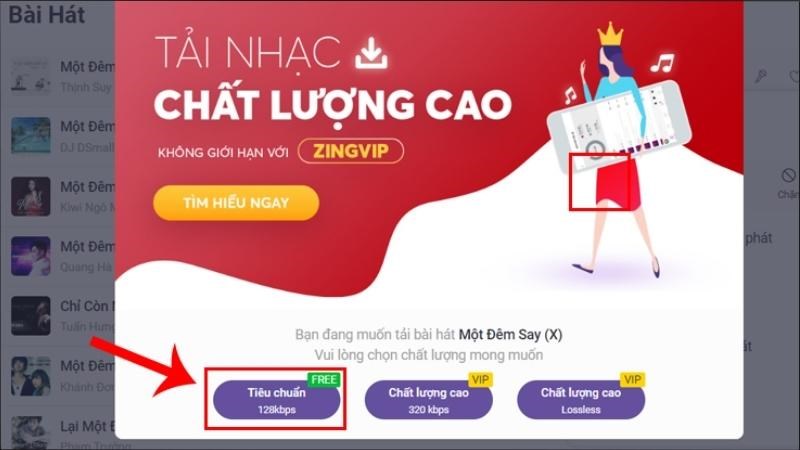 Chọn chất lượng Tiêu chuẩn