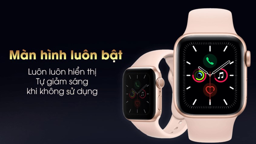 Chất lượng màn hình trên Apple Watch S5 Chất lượng màn hình trên Apple Watch S5