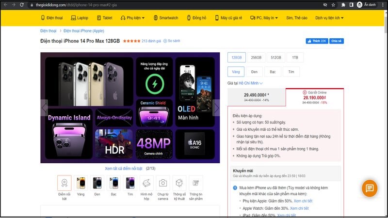 Truy cập vào wesite có hình ảnh muốn sử dụng Truy cập vào wesite có hình ảnh muốn sử dụng