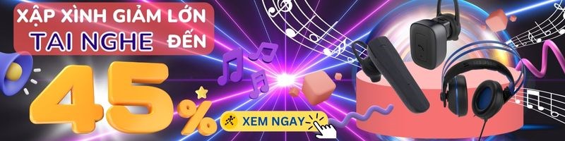Xập xình giảm lớn 45% tai nghe Bluetooth, mua ngay! Xập xình giảm lớn 45% tai nghe Bluetooth, mua ngay!