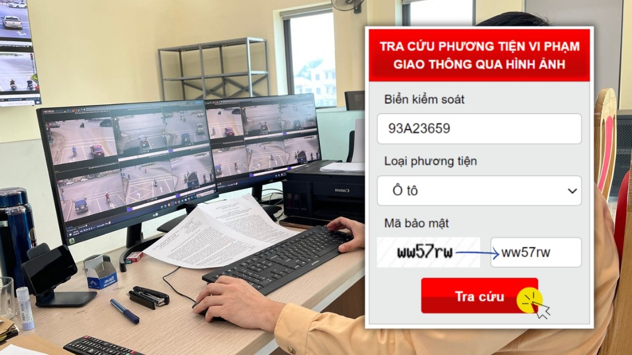 Cách tra cứu phạt nguội