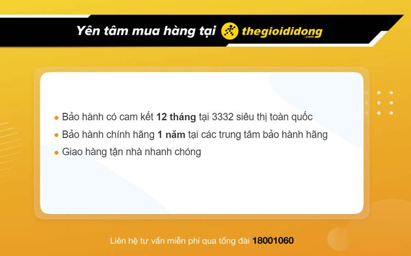 Bảo hành khi mua tai nghe tại Thế Giới Di Động