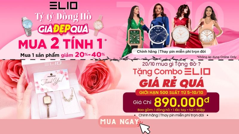 Khuyến mãi hấp dẫn mừng 20/10 Khuyến mãi hấp dẫn mừng 20/10