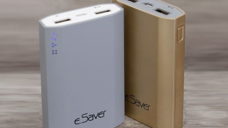 Sạc dự phòng Esaver có dung lượng pin cao tới 10.000 mAh Sạc dự phòng Esaver có dung lượng pin cao tới 10.000 mAh