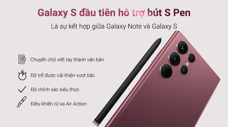 Điện thoại Samsung Galaxy S22 Ultra 5G 128GB Điện thoại Samsung Galaxy S22 Ultra 5G 128GB