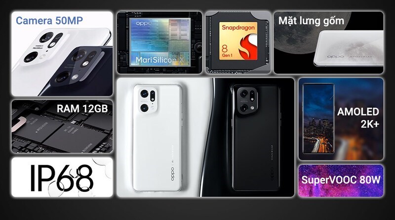 Điện thoại OPPO Find X5 Pro 5G Điện thoại OPPO Find X5 Pro 5G