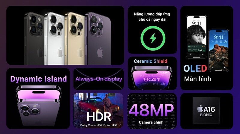 Điện thoại iPhone 14 Pro 512GB Điện thoại iPhone 14 Pro 512GB