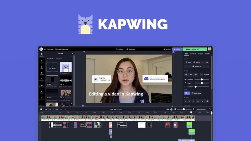 Các thao tác update hình ảnh hoặc video trên Kapwing chỉ mất vài giây Các thao tác update hình ảnh hoặc video trên Kapwing chỉ mất vài giây