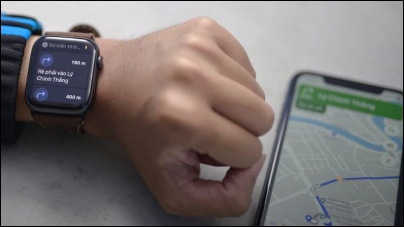 Tính năng chỉ đường theo thời gian thực đã được tích hợp trên Apple Watch