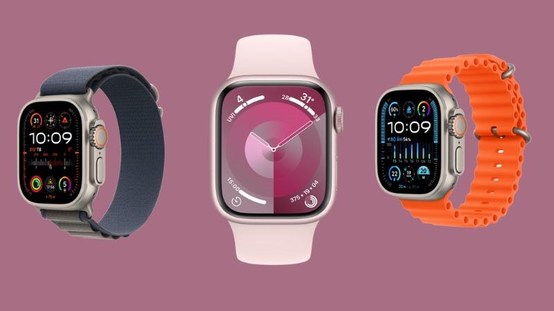 Apple Watch có đa dạng chất liệu và màu sắc 