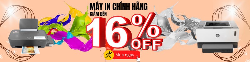 Giảm sập sàn 16% - máy in chính hãng!