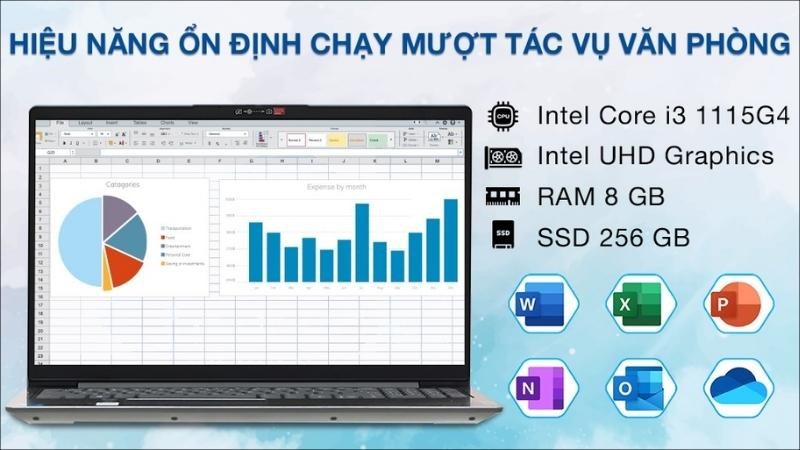 Laptop Lenovo Ideapad 3 15ITL6 i3 1115G4 (82H803SGVN) - Lựa chọn hàng đầu cho phân khúc giá tầm trung dành cho học tập và công việc