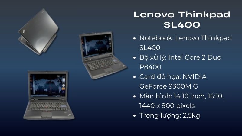 Một chiếc laptop thuộc dòng Lenovo ThinkPad SL Series Một chiếc laptop thuộc dòng Lenovo ThinkPad SL Series