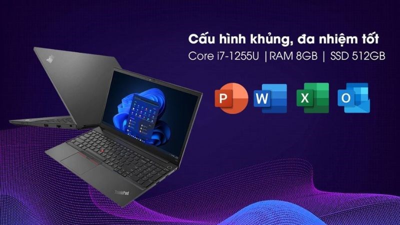 Lenovo ThinkPad E15 Gen 4 21E600CMVA là một minh chứng cho cấu hình máy mẽ của ThinkPad Lenovo ThinkPad E15 Gen 4 21E600CMVA là một minh chứng cho cấu hình mạnh mẽ của ThinkPad