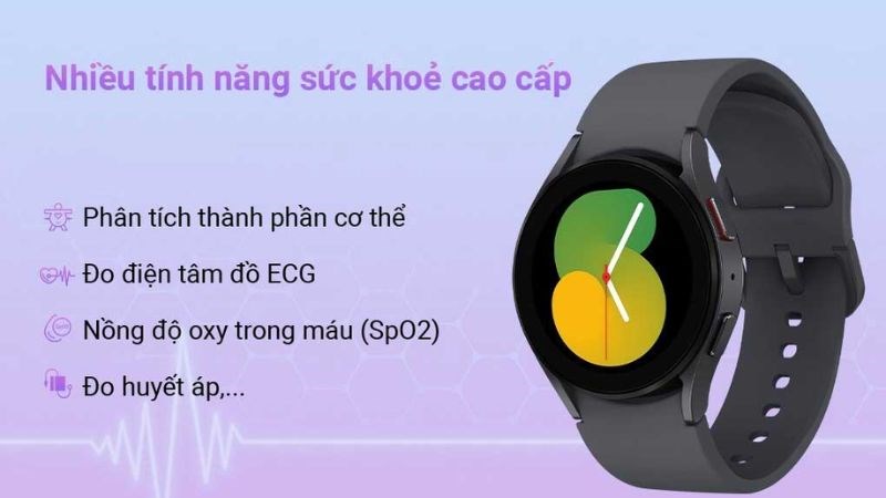 Samsung Galaxy Watch 5 là một lựa chọn hàng đầu cho người dùng muốn đo SpO2