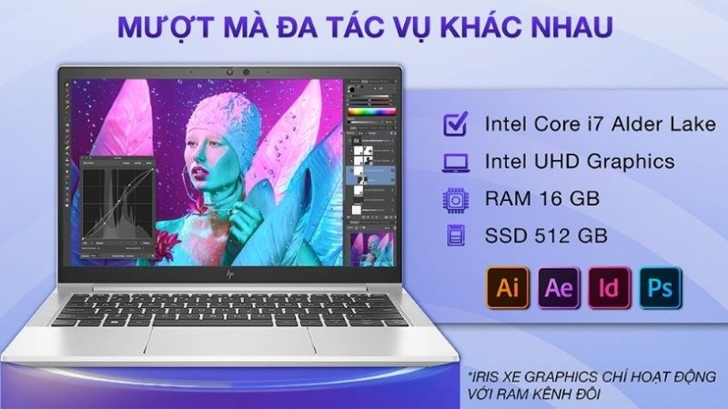 EliteBook mượt mà trong mọi tác vụ phù hợp cho các doanh nghiệp lớn