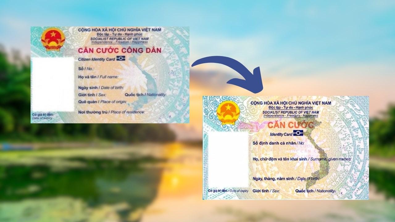 Cách đổi thẻ căn cước online sau khi sáp nhập tỉnh Cách đổi thẻ căn cước online sau khi sáp nhập tỉnh