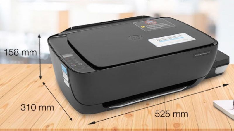 Máy In Phun Màu HP đa năng in scan copy Ink Tank 415 WiFi (Z4B53A) có thiết kế tinh xảo