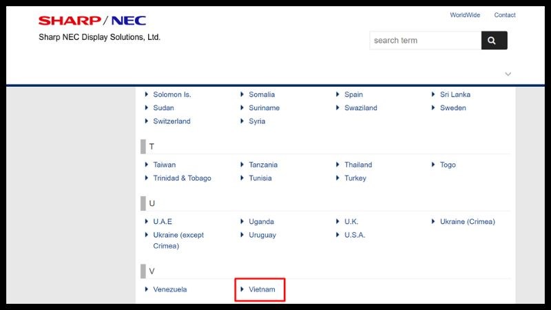 Chọn quốc gia Vietnam Chọn quốc gia Vietnam