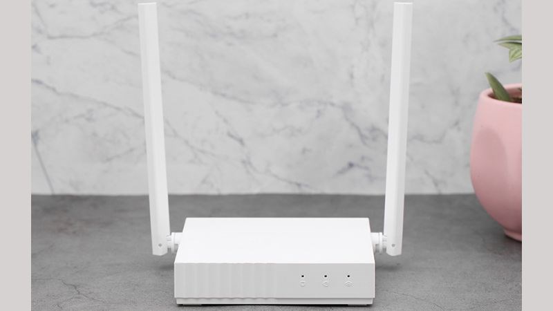 Bộ Phát Sóng Wifi Router Chuẩn N TP-Link TL-WR844N Trắng nhìn tổng quát có thiết kế thanh lịch