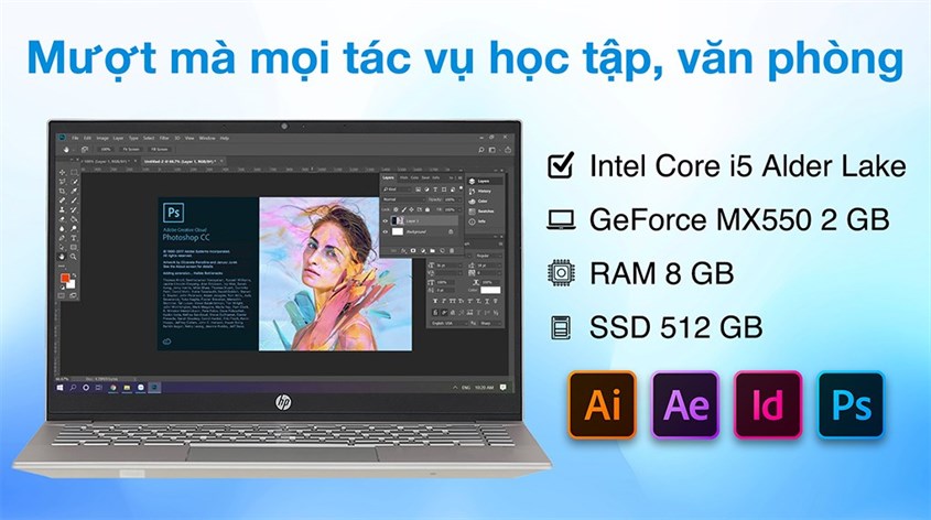 Được trang bị card đồ họa rời NVIDIA GeForce MX 550 2 GB Được trang bị card đồ họa rời NVIDIA GeForce MX 550 2 GB