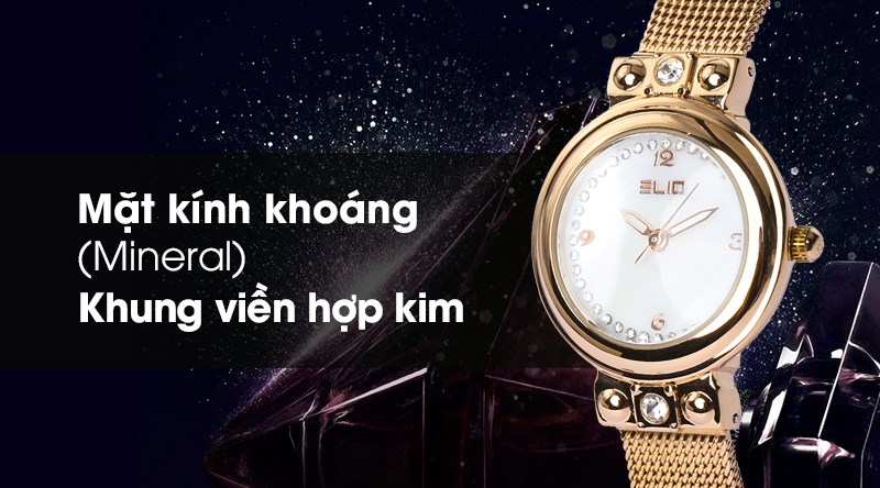 Đồng hồ ELIO sở hữu bộ khung bền bỉ, chịu va đập hiệu quả