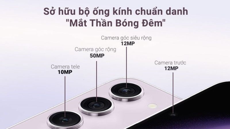 Samsung Galaxy S23+ sở hữu cụm camera trước và sau ấn tượng