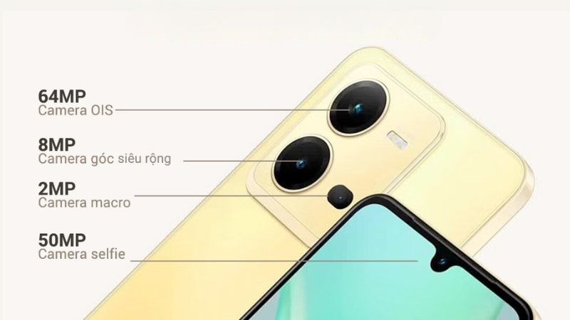 vivo V25 có cụm camera ấn tượng, giúp chụp hình sắc nét