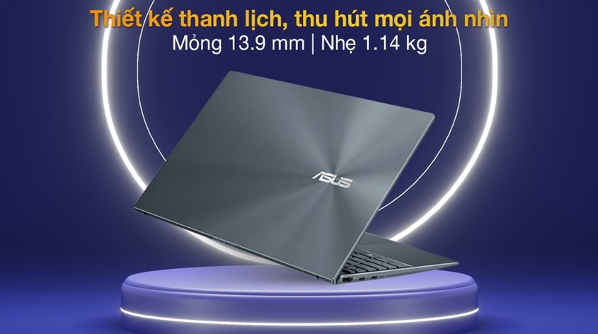 ASUS ZenBook với thiết kế sang trọng