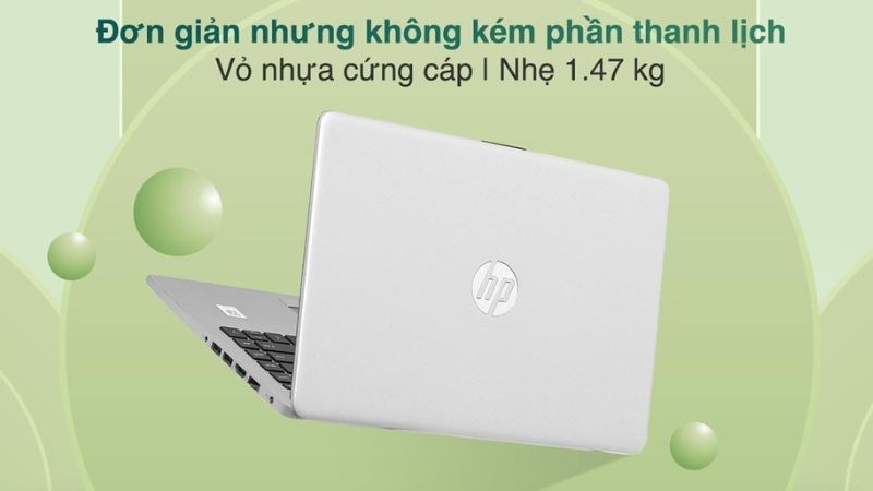 Ngoại hình thu hút của laptop HP 245 G9 R5 