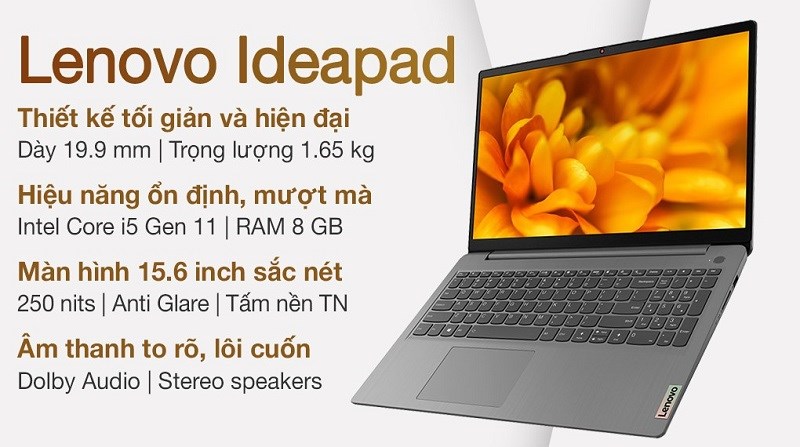 Lenovo Ideapad có thiết kế hiện đại và mỏng nhẹ Lenovo Ideapad có thiết kế hiện đại và mỏng nhẹ