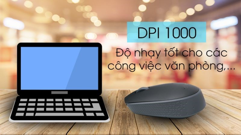 Chuột có độ nhạy tốt với DPI 1000 Chuột có độ nhạy tốt với DPI 1000