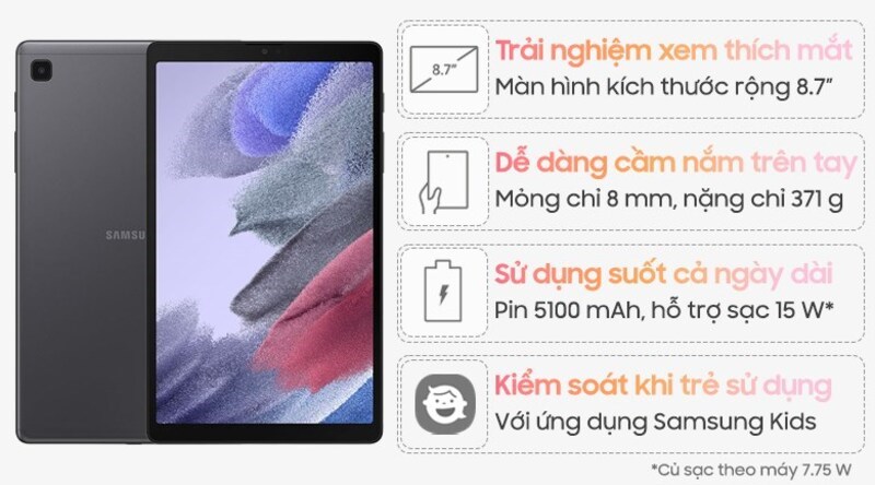 Màn hình Liquid Retina có kích thước tương đối 8.7 inch