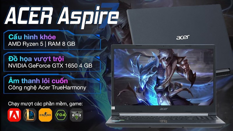 Acer Aspire 7 Gaming tưởng không ngon mà ngon không tưởng