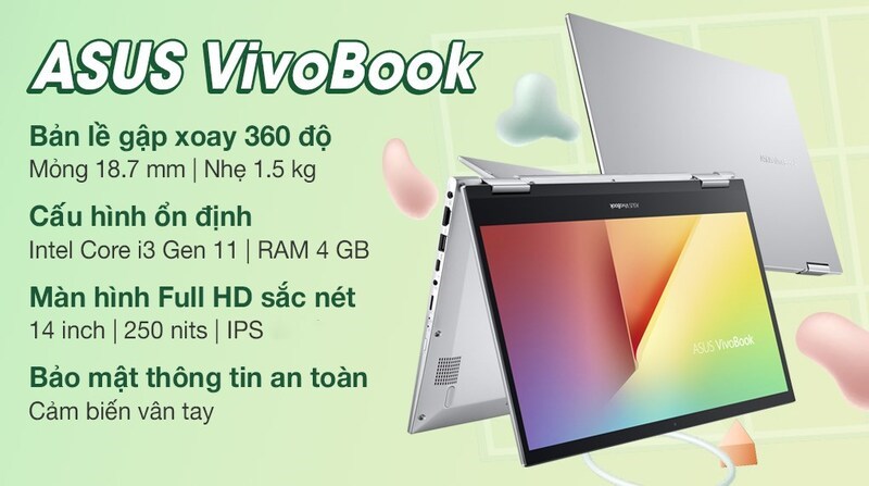 Asus VivoBook Flip 14 là chiếc laptop học tập - văn phòng có thiết kế hiện đại Asus VivoBook Flip 14 là chiếc laptop học tập - văn phòng có thiết kế hiện đại