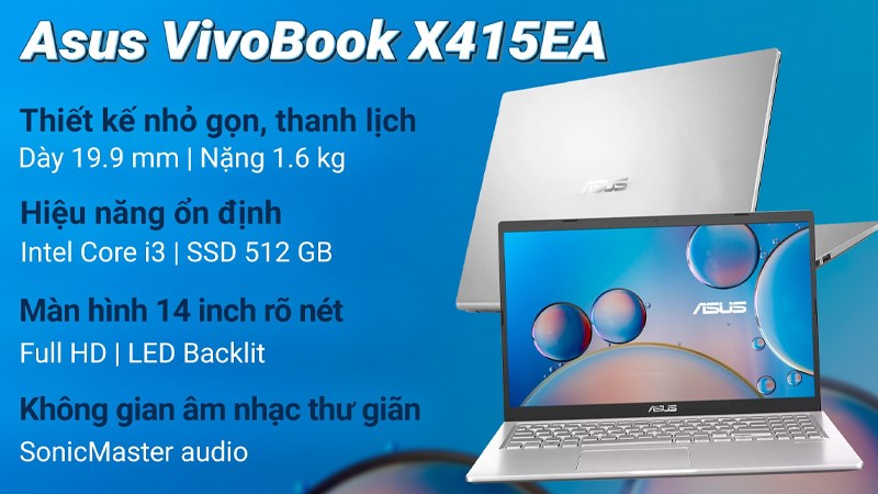 Laptop có tính di động cao, đáp ứng tốt các tác vụ