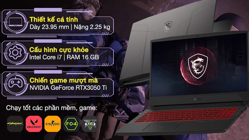 Laptop có thiết kế cá tính, cấu hình khỏe