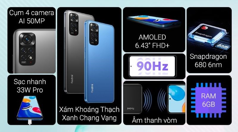 Trang bị chip Snapdragon 680 mạnh mẽ c