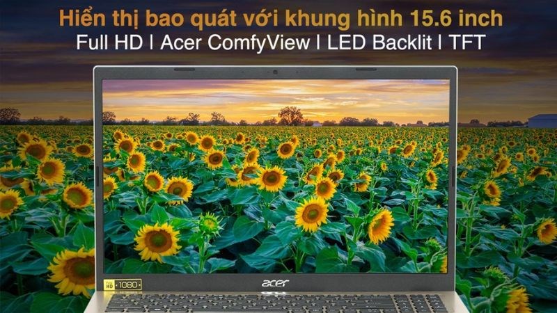 Laptop Acer Aspire 3 A315 58 54XF i5 với màn hình 15,6 inch sắc nét Laptop Acer Aspire 3 A315 58 54XF i5 với màn hình 15,6 inch sắc nét