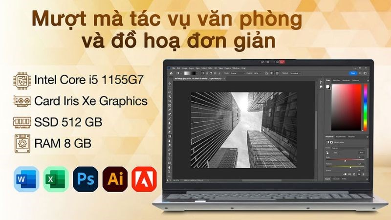 Laptop Lenovo Ideapad 3 xử lý tốt các tác vụ văn phòng và cả đồ họa Laptop Lenovo Ideapad 3 xử lý tốt các tác vụ văn phòng và cả đồ họa