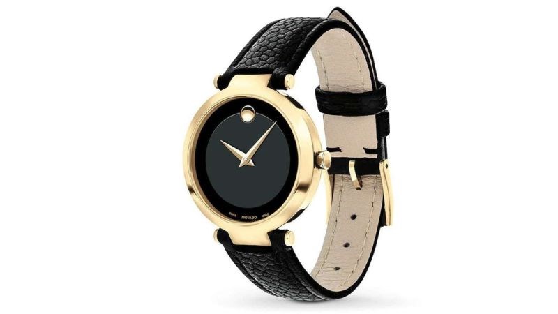 Đồng hồ MOVADO 28 mm Nữ 0607347 có khung viền bằng thép không gỉ bảo vệ tốt hơn cho bộ máy