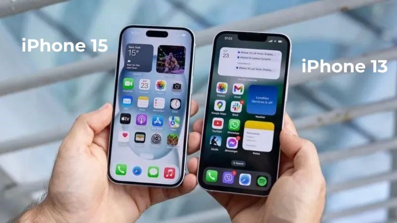 So sánh thiết kế của iPhone 15 và iPhone 13 So sánh thiết kế của iPhone 15 và iPhone 13