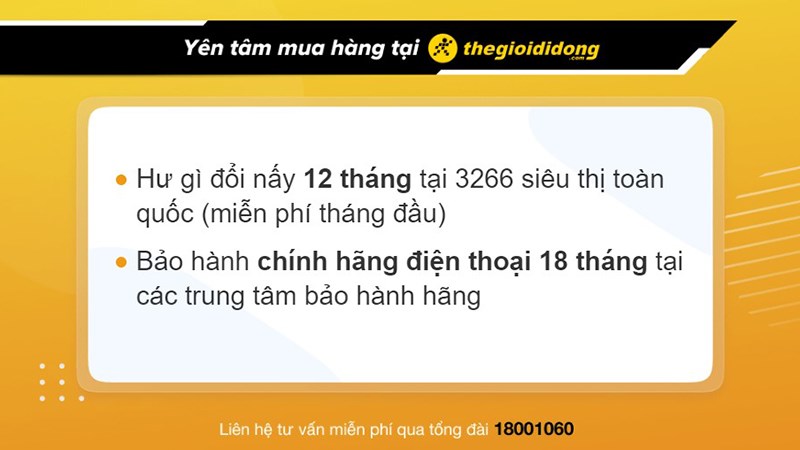 Chính sách bảo hành, công khai, minh bạch